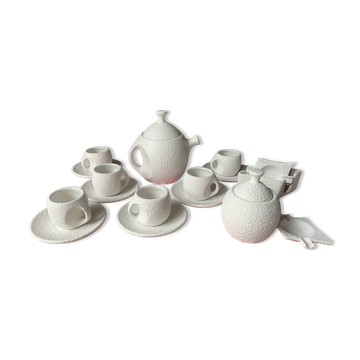 Rare vintage coffee service and ashtrays Di Pasquale San Marino