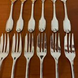 Christofle 12 cake forks 15.5 cm very good condition
