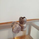 Alabaster candle holder