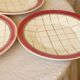6 assiettes a dessert porcelaine opaque de gien modele michel art deco