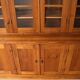 Monumental Pine School Library Bookcase from Warsaw, Poland, 1920s
