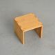 Occasional table in solid pine, Les Arcs, France, around 1970.