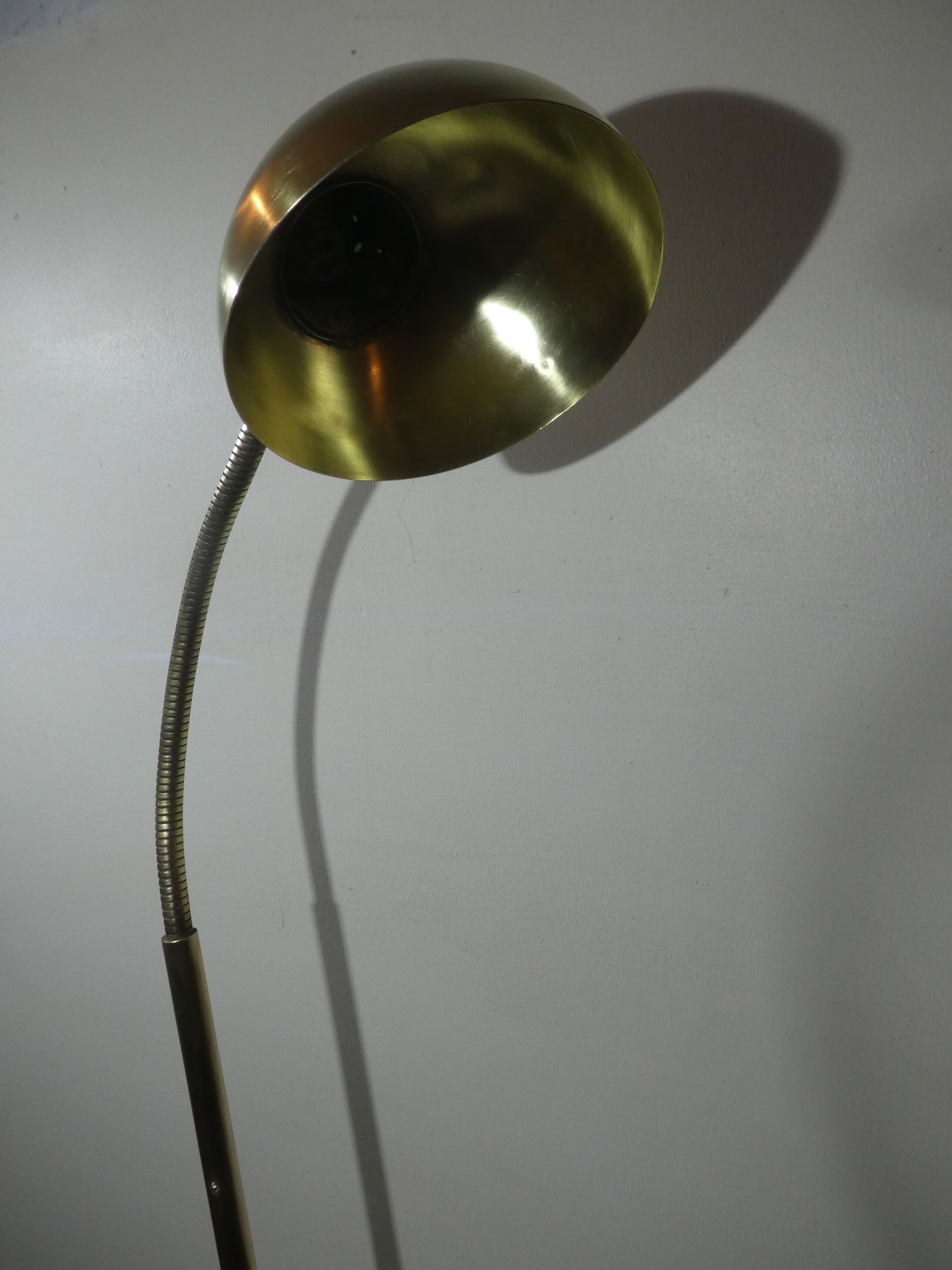 Brass desk lamp