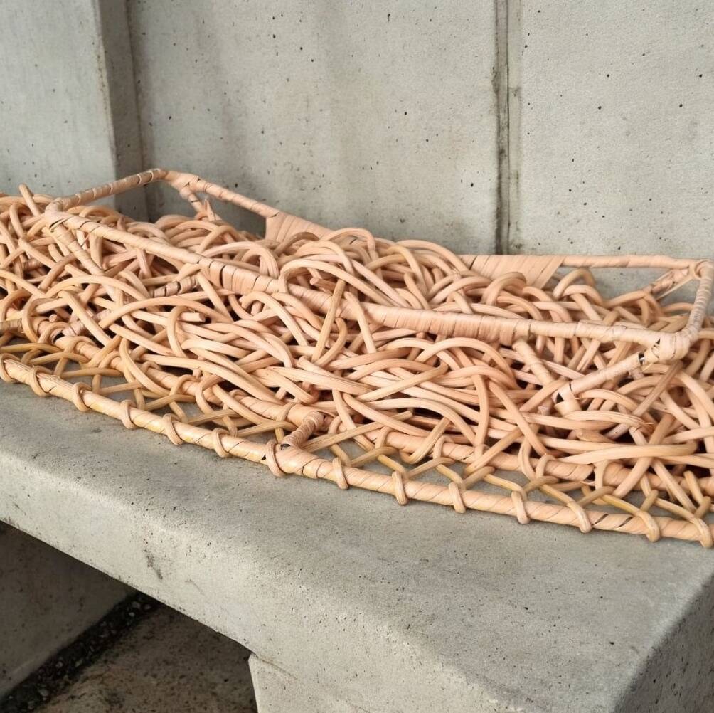 Large wicker fruit basket