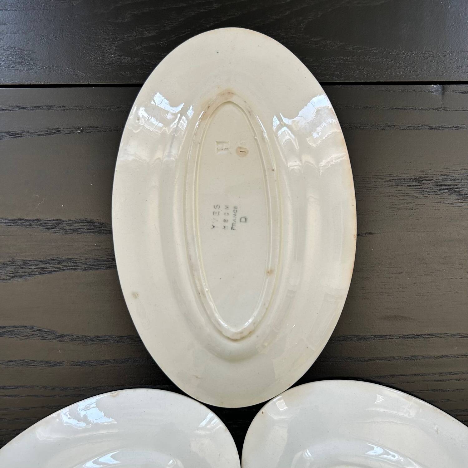 Service de 3 raviers rétros