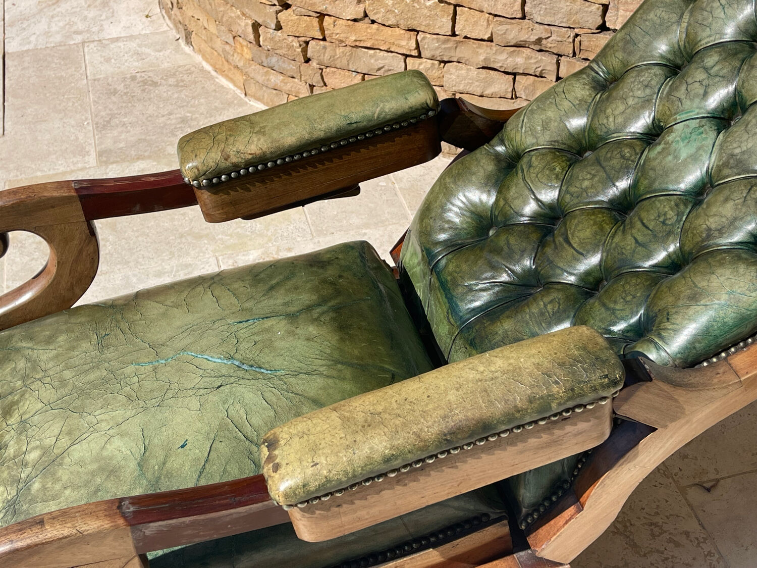 Chesterfield Mahogany Armchair