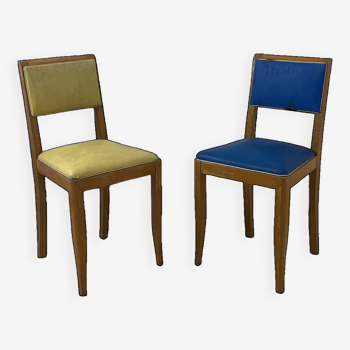 Paire de chaises vintage 60's