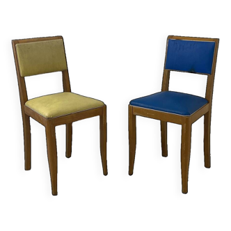 Paire de chaises vintage 60's