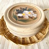 Assiettes à dessert en céramique MBFA Pornic , années 70