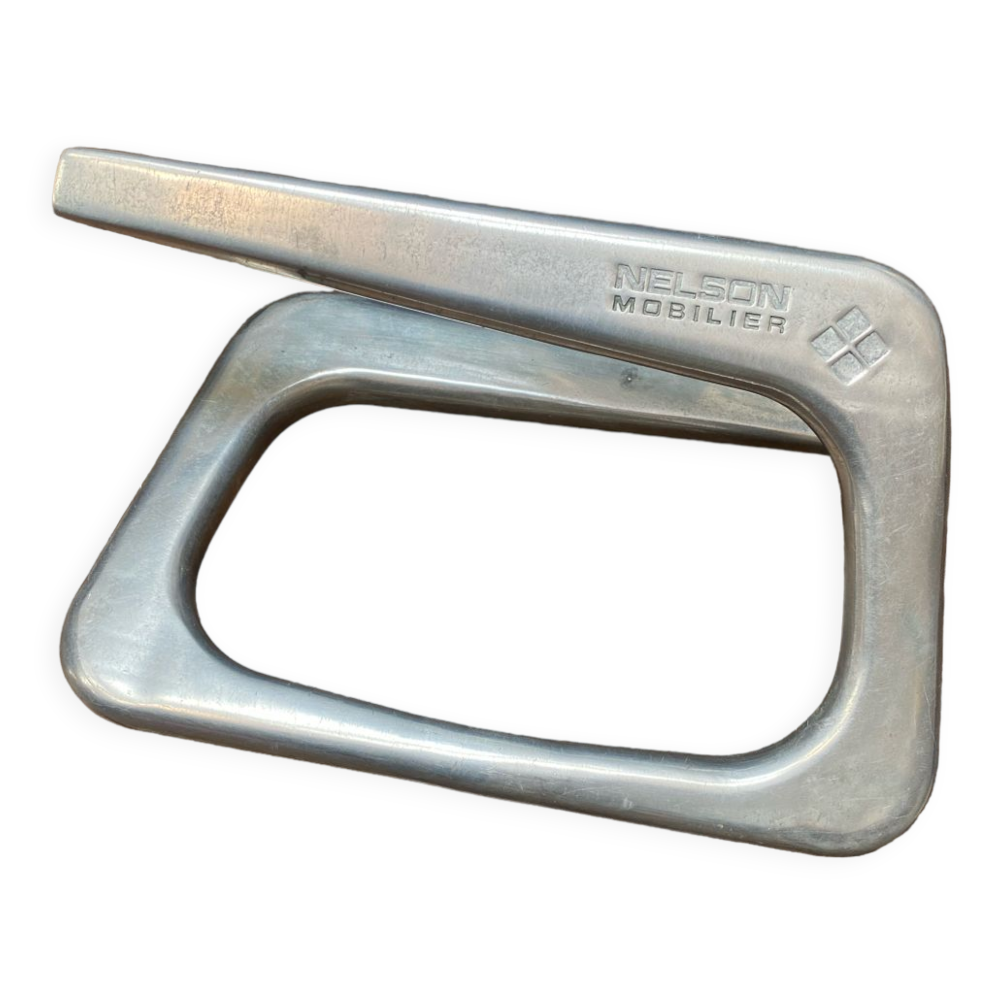 Footrest design steel brush Nelson furniture