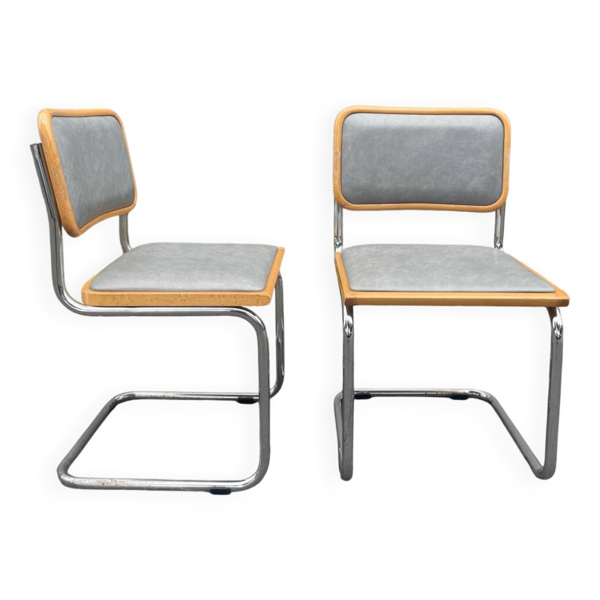 Paire de chaises made in Italy type Cesca