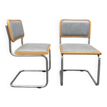 Pair of chairs made in Italy type Cesca