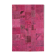 Hand-knotted oriental vintage 207 cm x 299 cm pink patchwork carpet