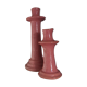 Set of 2 ceramic candle holders tamegroute