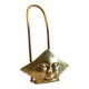 Display star shape mail holder in vintage brass