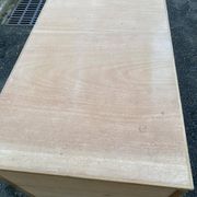 Bureau administratif extensible rénové en chêne du XIXème 130cm