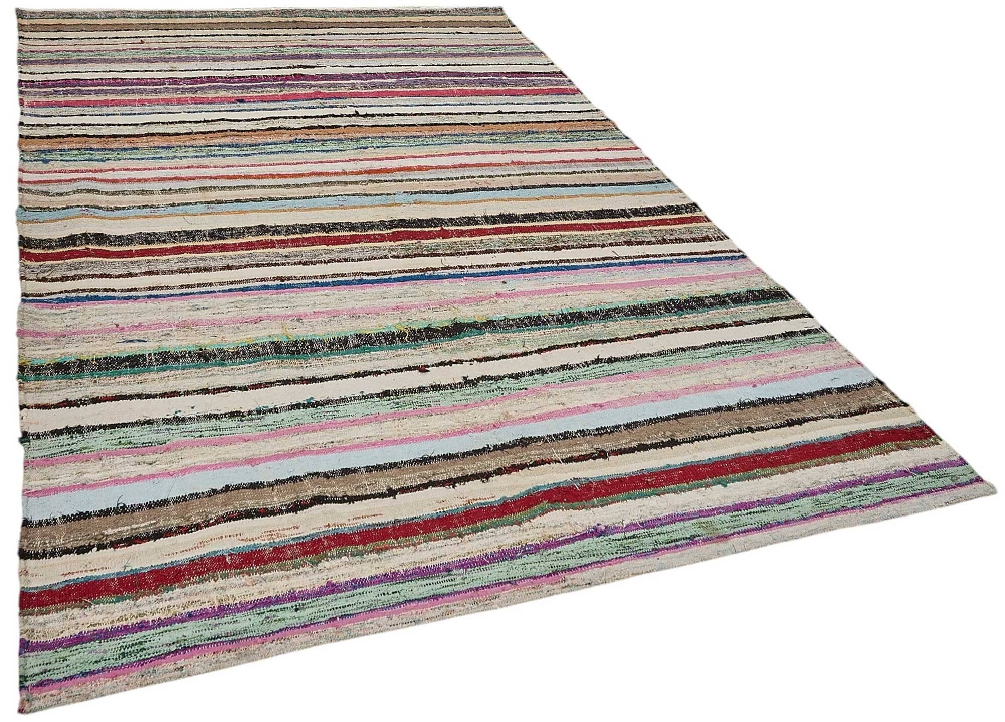 Turkish Handwoven Flatweave Chaput Kilim 187 cm x 294 cm
