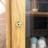Vintage oak display cabinet
