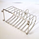 Vintage silver-plated toast rack with ball feet 1960 – Brunch Bistrot