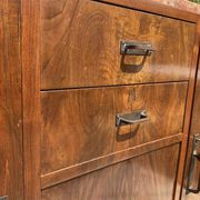 Vintage Art Deco walnut furniture from the 1940s-50s.