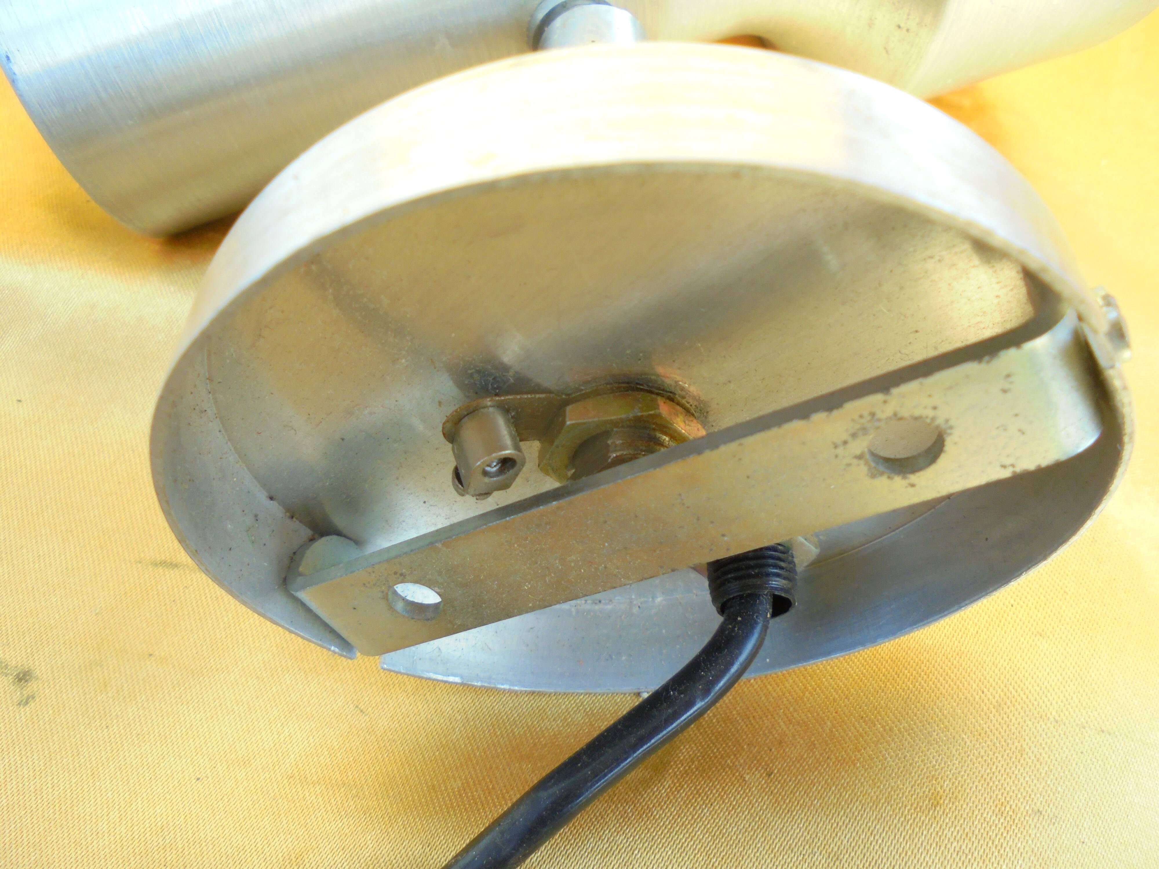 Pair of wall spots alu brushed vintage