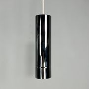 Stilux Milano, set of two chrome pendant lamps from 70s