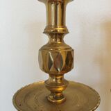 Pair of brass candlesticks