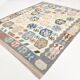 Tapis Kilim de luxe de style rare géométrique 9x11, tapis Kilim vintage de grande surface