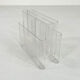 Transparent magazine holder by Giotto Stoppino for Kartell, 1970