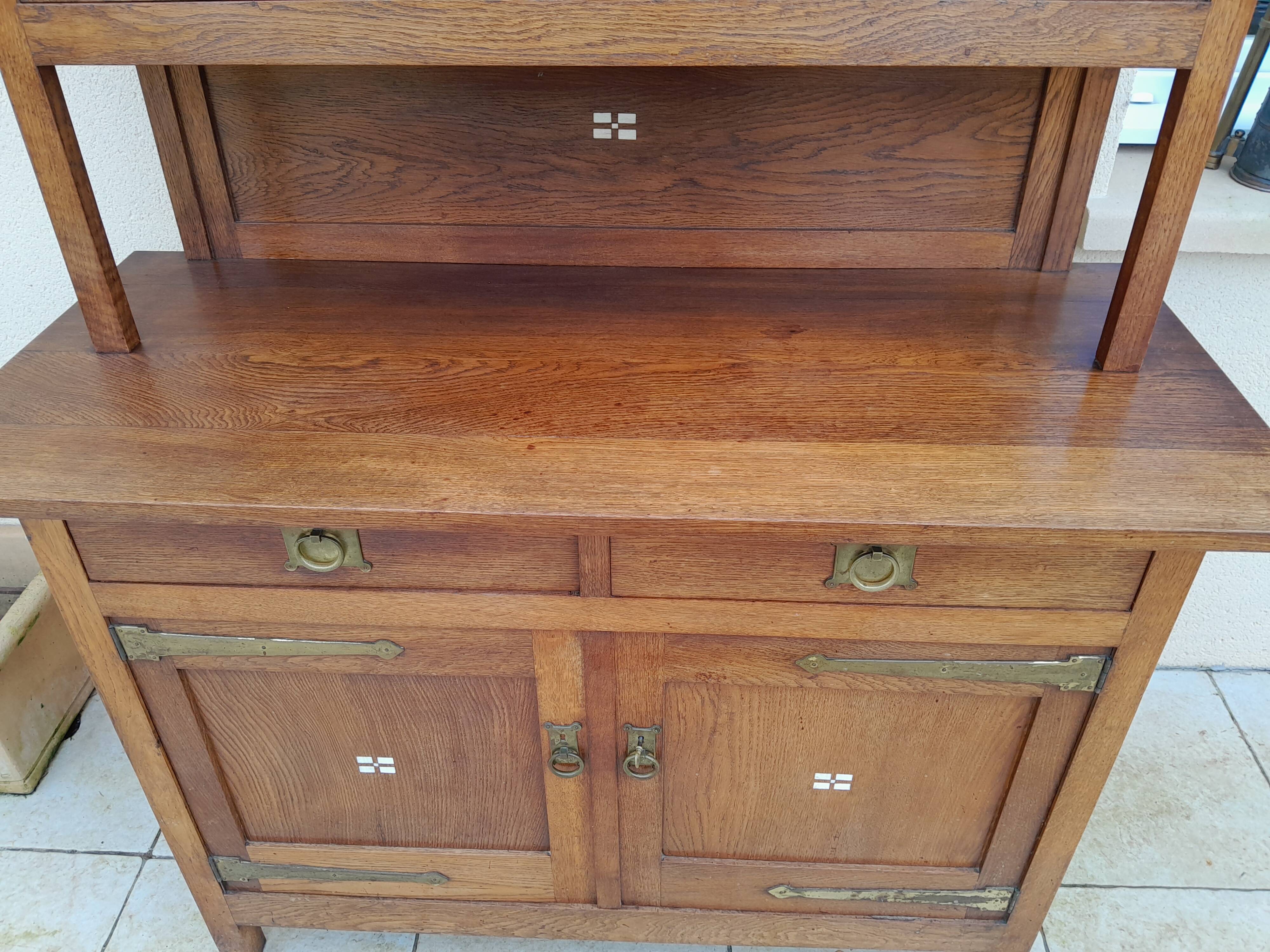 Antique art deco sideboard shapland and petter vintage