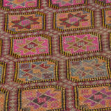 Anatolian handmade kilim rug 267 cm x 137 cm