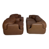 Confidential Lounge Chairs and Sofa by Alberto Rosselli, Set of 3