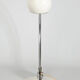 Lampe par luci cinisello - origine milan, italie - matériau : métal chromé peint en blanc