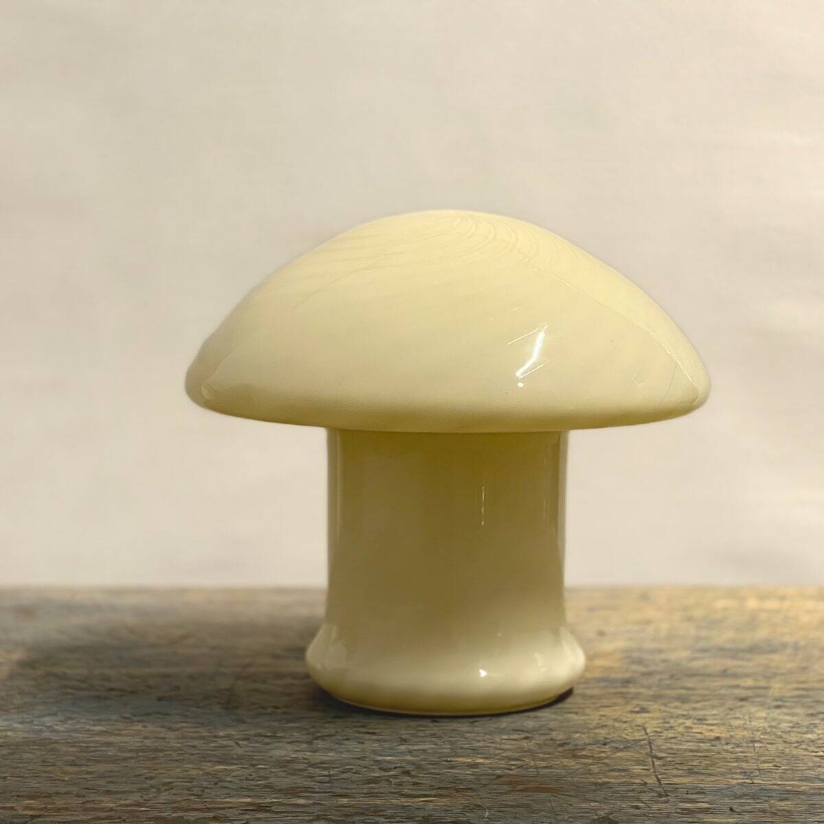 Lampe champignon vintage faite à la main en verre de Murano, Italie, années 70