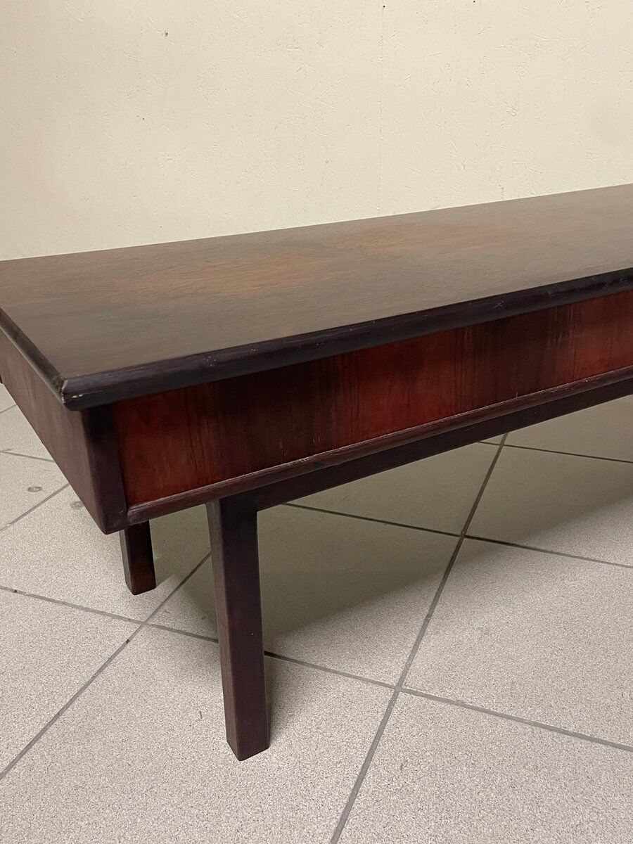 Table with three integrated drawers, 1960s.