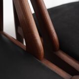 Set of four teak chairs, Danish design, 1970s, designer: Kai Kristiansen