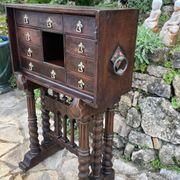 Spanish Vargueno Walnut Cabinet