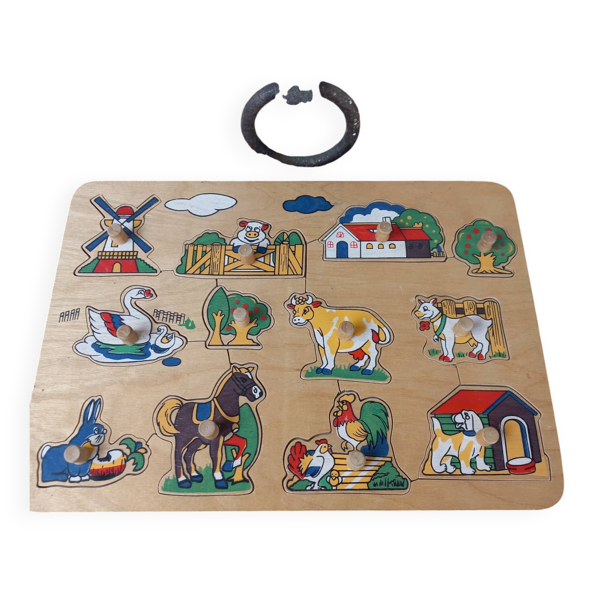 Vintage wooden puzzle