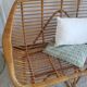 2 seater rattan bench