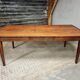 Antique dining table, rural oak table 90 x 200 cm