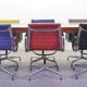 Set of 8 chairs model EA108 & EA107 by Charles and Ray Eales Vitra edition