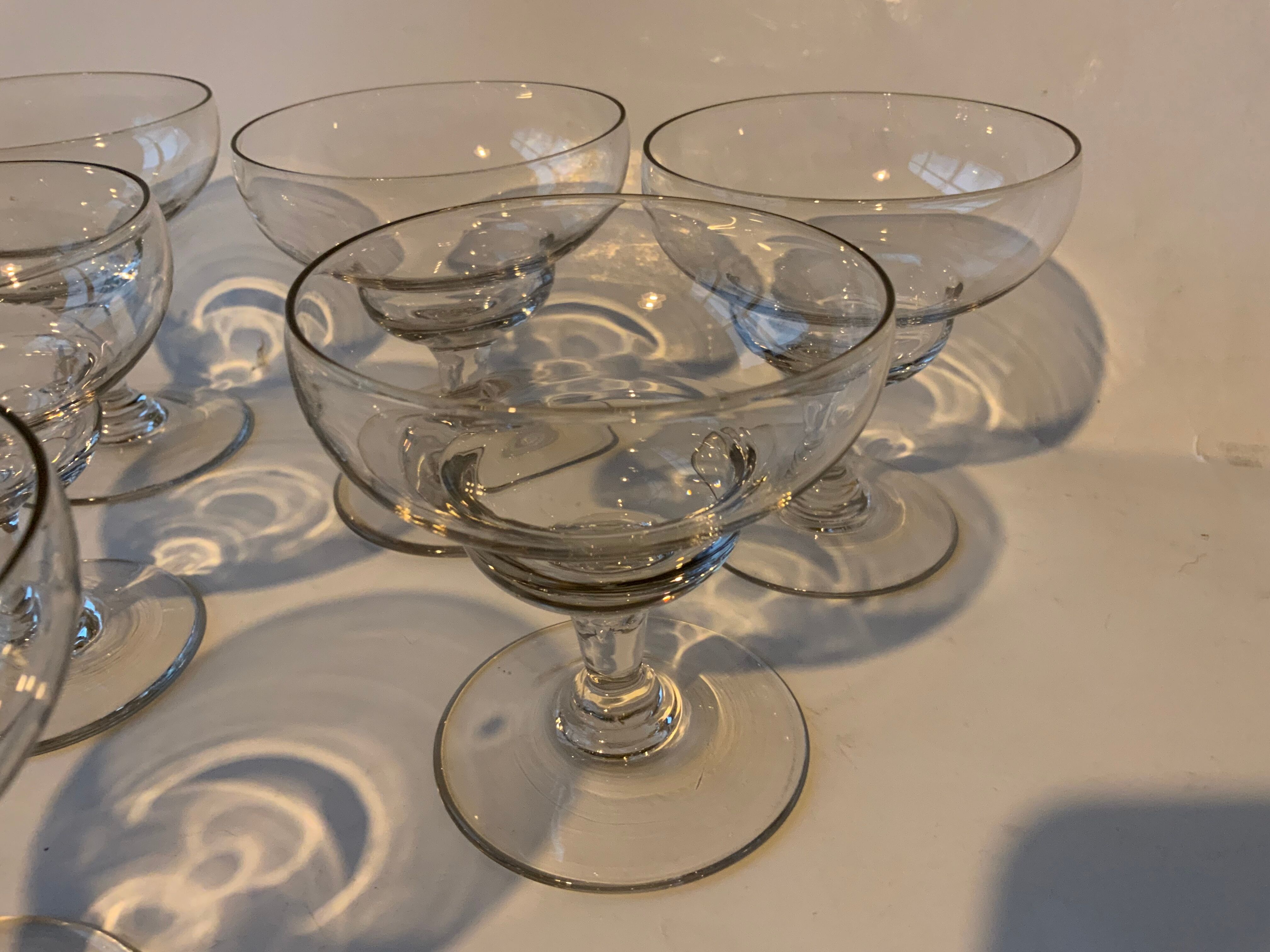 Selency champagne glasses x Monoprix Croisé Laroche