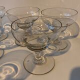 Selency champagne glasses x Monoprix Croisé Laroche