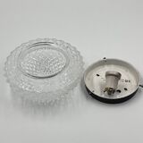 Molded glass ceiling light with pineapple decor