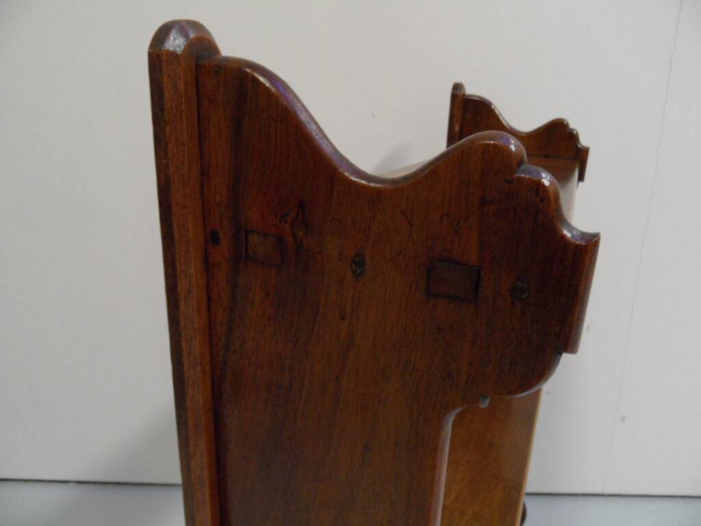 Antique walnut hanging rack