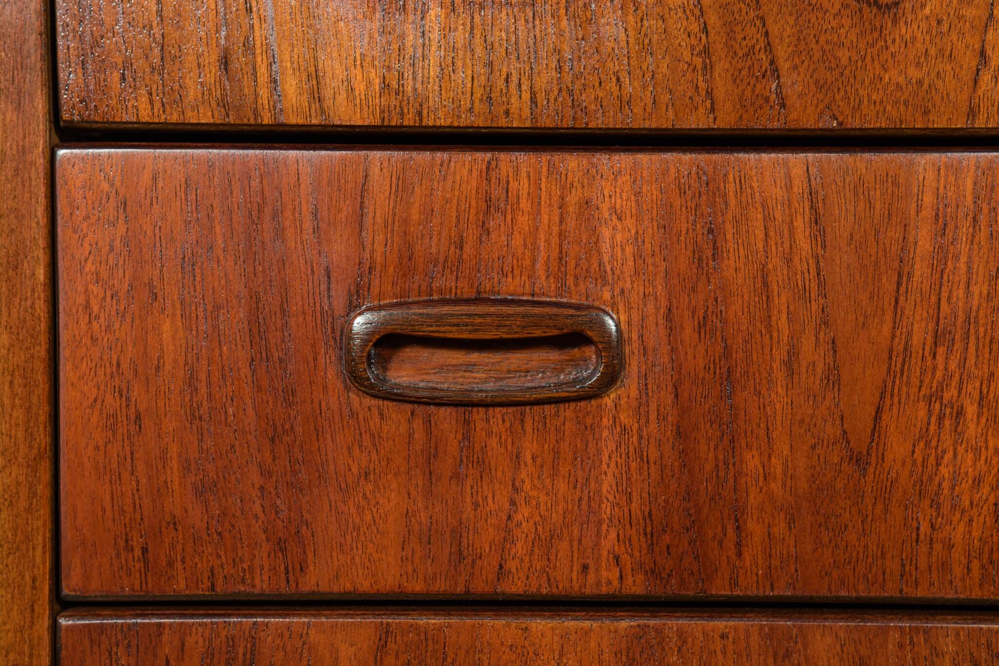 Commode en teck de style Mid-Century, Danemark, années 1960