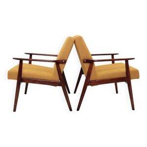 Paire de chaises longues