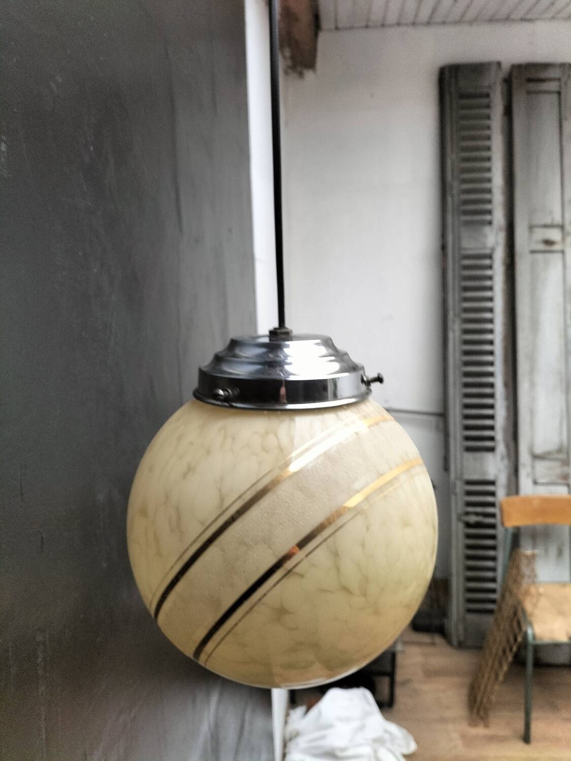 Clichy glass pendant light