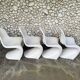 Chaises S par Verner Panton pour Herman Miller Fehlbaum Production, série de 4