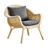 Madame chair in 50s Danish design rattan by Nanna Ditzel